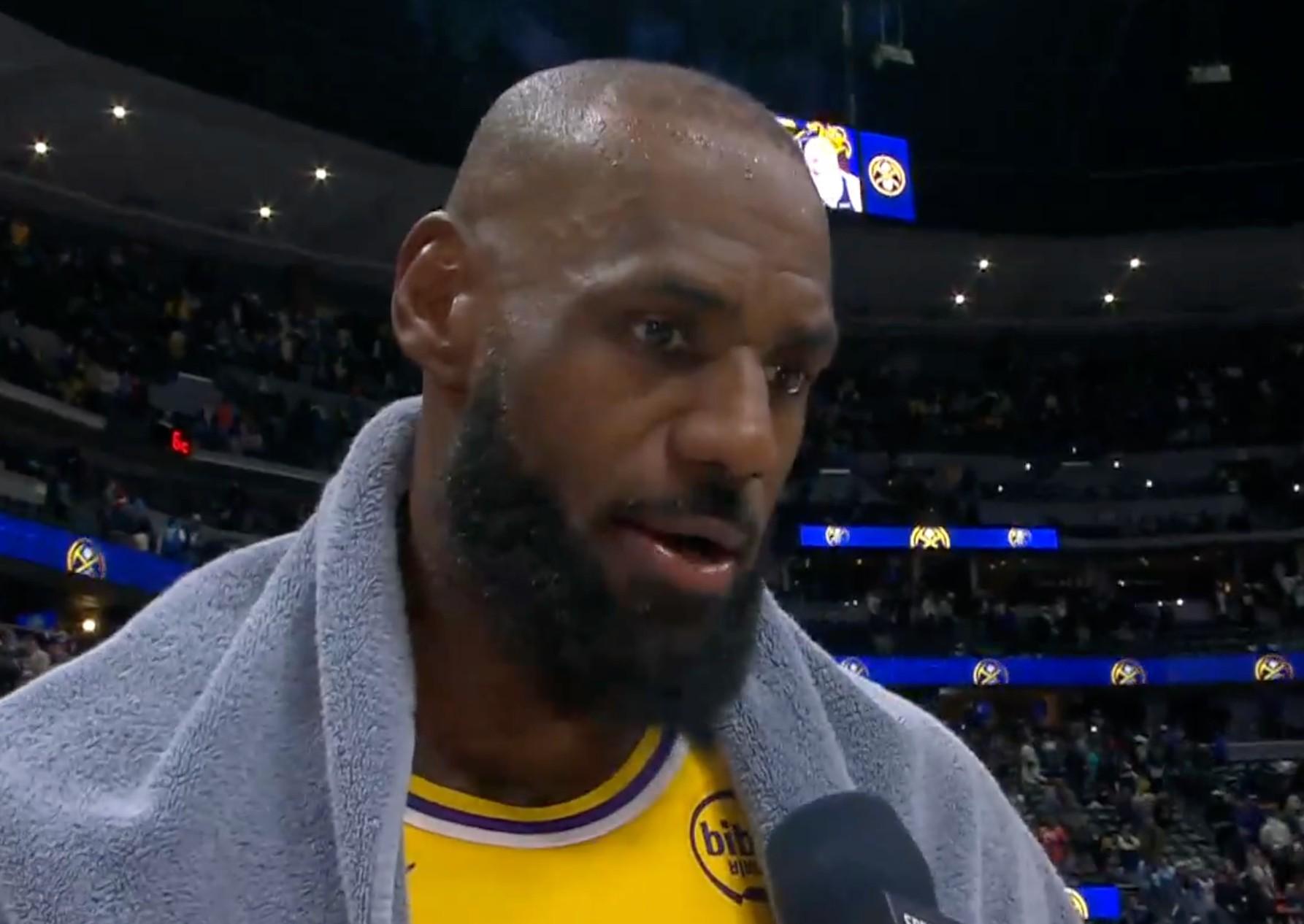 开云体育官方网站-詹姆斯：祝贺东契奇荣膺全明星票王；今晚我的失误有点多了